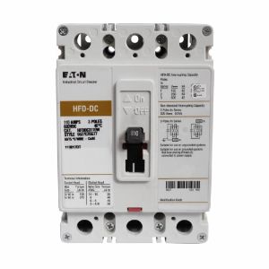EATON HFDDC3110WF01Y31 C Dc/Pvgard Complete Molded Case Circuit Breaker, F-Frame, Hfd, Complete Breaker | BH3BZV