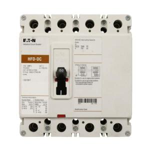 EATON HFDDC4150S20D29 C Dc/Pvgard Complete Molded Case Circuit Breaker, F-Frame, Hfd, Fixed Thermal | BH3CBL