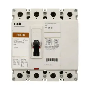 EATON HFDDC4015 C Dc/Pvgard Complete Molded Case Circuit Breaker-Frame, Hfd, Complete Breaker | BH3CAN