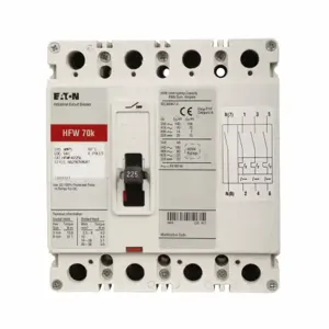 EATON HFWF4225L C F-Frame Molded Case Circuit Breaker, 225A, Hfwf Type, 65 Kaic | BH3CNW