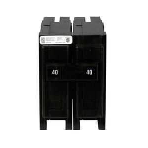 EATON HQP2040H Quicklag Industrial Circuit Breaker, 40A, Two-Pole, 240V, 10 Kaic, Thermal-Magnetic | BH3LYG
