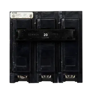 EATON HQP3020R3 Quicklag Industrial Thermal-Magnetic Circuit Breaker, Hqp, 240V, 20A, Plug-On | BH3MAG