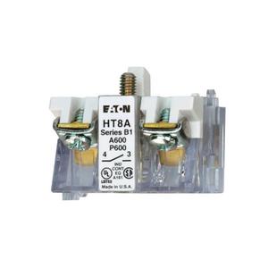 EATON HT8A Watertight/Oiltight-Ht800, Contact Block, Without Guard, 30.5 Mm | BH3MHR 14A135