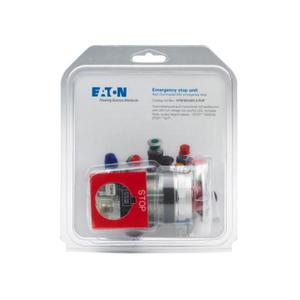 EATON HT8FBRFL3P Watertight/Oiltight Push-Pull Units, Low Profile Light Units, St And ard Actuator, Red | BH3MTE 12K626