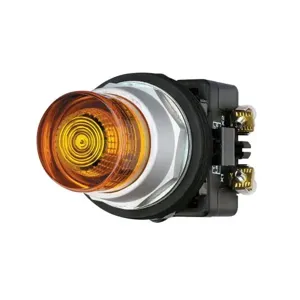 EATON HT8GTAL1 Ht800 Pushbutton, Watertight And Oiltight-Ht800, Prestest Light Unit, Chrome, Led | BH3NNG 12K570