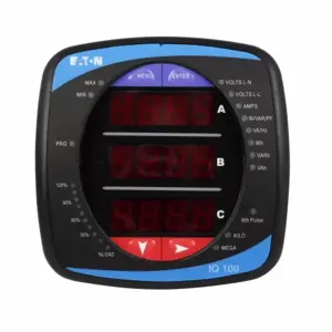 EATON IQ140MA6541 Iq 140 Electronic Power Meter, 60 Hz, 5A Secondary | BH4CNJ