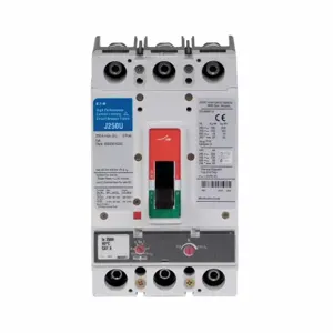 EATON JGU3125FAG G Molded Case Circuit Breaker, Jg-Frame, Jg, Fixed Thermal | BH4GGZ