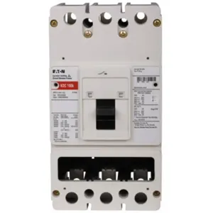 EATON KDC3125 C Complete Molded Case Circuit Breaker, K-Frame, Kdc, Fixed Thermal | AG8QYV