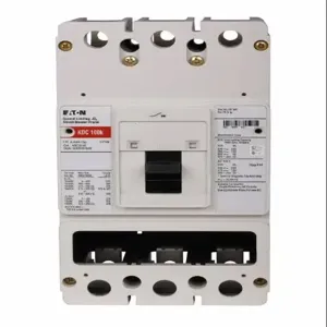 EATON KDC3350 C Complete Molded Case Circuit Breaker, K-Frame, Kdc, Fixed Thermal | AG8QZC