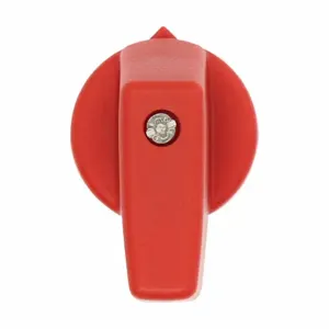 EATON KNB-RT-T0 Rotary Disconnect Thumb Grip Knob, Thumb Grip Knob, Red, Thumb Grip Knob | BH4JYE