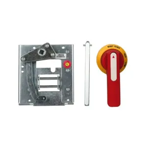 EATON LHMVD12R-L Molded Case Circuit Breaker Accessory Handle Mechanism, Universal Rotary, L-Frame, Red | BH4PZC