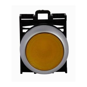 EATON M22-DL-A M22 Modularer Drucktaster, 22.5 mm, bündig, tastend, beleuchtet, Blende: Silber | BH4RHL