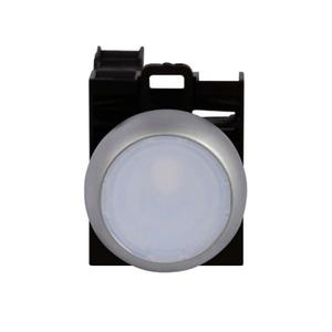 EATON M22-DRL-W-K01-W Pushbutton, Complete Device, 22.5 Mm, Flush, Maintained, Illuminated | BH4RMM