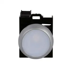 EATON M22-DRL-W-K02-W Pushbutton, Complete Device, 22.5 Mm, Flush, Maintained, Illuminated | BH4RMK