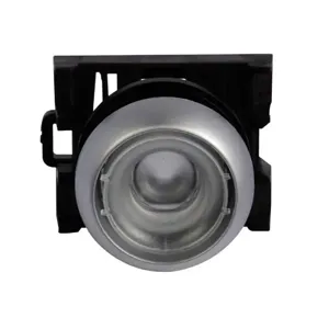 EATON M22-DRL-X Pushbutton, 22.5 Mm, Flush, Maintained, Illuminated, Bezel: Silver | BH4RMV