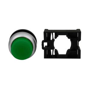 EATON M22-DRLH-G M22 Modular Pushbutton, 22.5 Mm, Extended, Maintained, Illuminated, Bezel: Silver | BH4RLW 60JM81