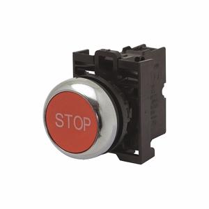 EATON M22-DRL-R-GB0 Illuminated Pushbutton, 22.5mm Size, Maintained, Red | CJ2NZD 60JM86