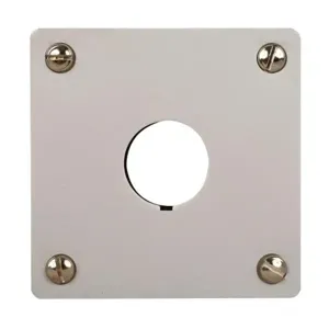 EATON M22-E1 M22 Pushbutton Mounting Plate, M22 Modular Pushbutton Aluminum Flush Mounting Plate | BH4RPQ