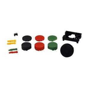 EATON M22-KT1 M22 Pushbutton Kit, M22 Pushbuttons Kit, 22.5 Mm, Black, White, Red, Freen, Yellow, Blue | BH4RTG