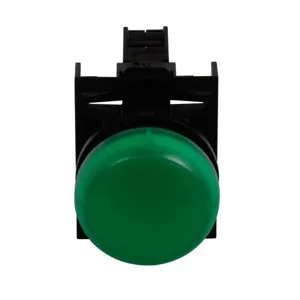 EATON M22-LH-G-G Pushbutton, Silver, Ip67, Ip69K, Green, Nema 4X, 13, Green | BH4RUZ