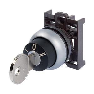 EATON M22-WRS3 Pushbutton, M22 Modular Three Position Key-Operated Selector Switch, 22.5 Mm, Maintained | BH4UWA