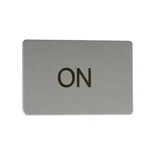 EATON M22-XST-GB6 M22 Modular Pushbutton Legend Plate Insert, 22.5 Mm, Inscription On/ Gb6, Nema 4X | BH4VMD