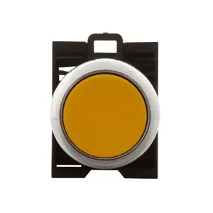 EATON M22M-D-Y Pushbutton, 22.5 Mm, Non-Illuminated, Metal, Momentary, Nema 4X, 137 | BH4TEW 30XD88