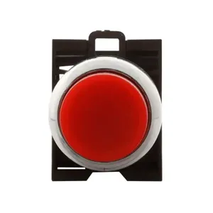 EATON M22M-DH-R-K10 PushbuttonPushbutton, M22, 22.5 Mm, Non-Illuminated, Metal | BH4RWT