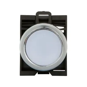 EATON M22M-DL-R Pushbutton, 22.5 Mm, Metal, Illuminated Flush Momentary, Red Lens, Nema 4X | BH4RZE 30XE27