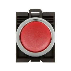 EATON M22M-DLH-R-K11-230R Pushbutton, 22.5 Mm, Metal, Illuminated Extended Momentary, Red Lens, 1No-1Nc | BH4RYM 30XE40