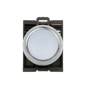 EATON M22M-DRL-G Pushbutton, 22.5 Mm, Metal, Illuminated Flush Maintained, Green Lens | BH4TBX