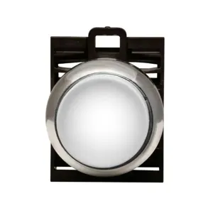 EATON M22M-DRLH-W Pushbutton, 22.5 Mm, Metal, Illuminated Extended Maintained, White Lens | BH4TCJ