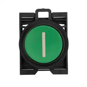 EATON M22S-D-G-X1 Pushbutton, Etching: X1, Green Actuator, Black Bezel, Ip67, Ip69K | BH4TXB