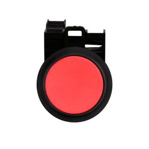 EATON M22S-D-R-CK01 Pushbutton, Spring-Cage Contact Block, Red Actuator, Black Bezel, 1Nc, Ip67 | BH4UAG