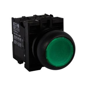 EATON M22S-DL-G-K10-230G Pushbutton, Complete Device, 22.5 Mm, Flush, Momentary, Illuminated | BH4TYC
