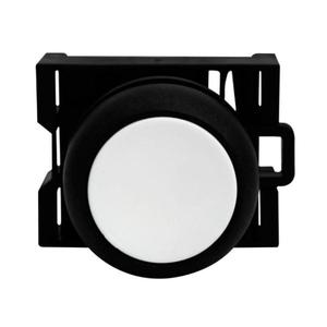 EATON M22S-D-W Pushbutton, White Actuator, Black Bezel, Ip67, Ip69K, Non-Illuminated | BH4UDJ