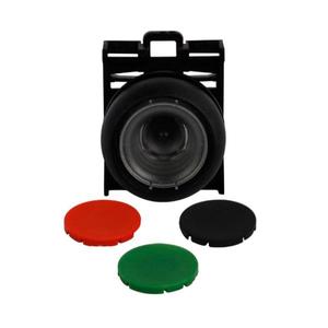 EATON M22S-DR-X-SRG Drucktaster, schwarzes, rotes, grünes Betätigungselement, schwarze Blende, IP67, IP69K | BH4UCW