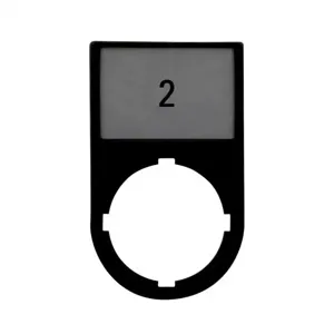 EATON M22S-ST-X53 M22 Pushbutton Legend Plate, M22 Modular Pushbutton Legend Plate, Complete, 22.5 Mm | BH4UEU 30XF35