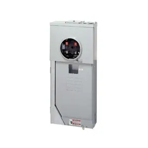 EATON MB816P200BTS Resi Meter Breaker, Feed Through Lugs, All-In-Ones, 200 A, C, Aluminum, Nema 3R | BH4VYC