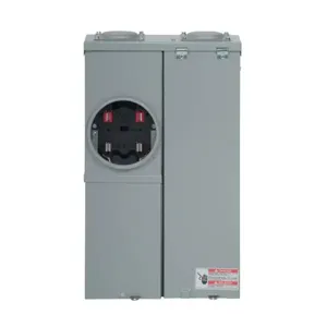 EATON MBE1224B100BTS Meter Breaker Euserc Type Br, Br2100 Main Breaker, 100A, 120/240V, Ring, 12 Spaces | BH4WBT