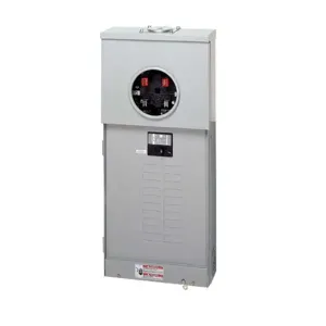 EATON MBE2040B200TS Meter Breaker Euserc Type Br, Csr2200 Main Breaker, 200 A, 120/240V, Ring, 20 Spaces | BH4WCT