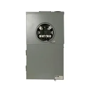 EATON MBT48B150BTS Resi Meter Breaker, All-In-Ones, 150A, C, Aluminum, Nema 3R, Bottom And Top | BH4WKA