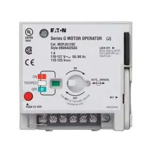 EATON MOPJG24D Molded Case Circuit Breaker Accessory Motor Operator, Motor Operator, 24 Vdc, Jg-Frame | BH4YFZ