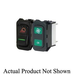 EATON NGR15031BNG0N Rocker Switch, With 14 VDC Green LED Lamp | BH6CJA