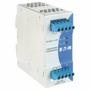 EATON PSG960R24RM Psg Power Supply, Aluminum, 47-63 Hz, Redundancy Module, Finger-Safe Terminals | BH6KBN 31HL66