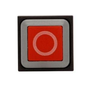 EATON Q18D-10 Drucktaster, 18 mm, tastend, Farbe: Rot, nicht beleuchtet | BH6LEF
