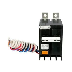 EATON QBGFEP2040W1 Qb Gfci Circuit Breaker, Ground Fault Circuit Breaker, Bell Alarm, 40A, 10 Kaic | BH6MDH