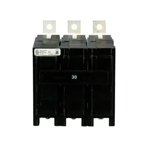 EATON QBHW3030HV Quicklag Industrial Thermal-Magnetic Circuit Breaker, 30A, Qbhw Type, 22 Kaic | BH6MLT