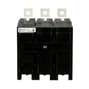 EATON QBHW3080HT Quicklag Industrial Thermal-Magnetic Circuit Breaker | BH6MNF