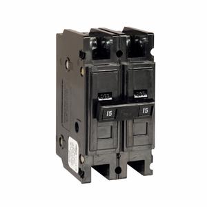 EATON QC2015H Miniature Circuit Breaker, 240 VAC, 15 A, 2 Poles | BH6MRA